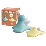 Triggerdinger by K-Active® Allrounder Set SOFT | Triggerpunkt-Drücker Set | Weiches Massagegerät Set zur Selbstbehandlung | Verspannungen einfach lösen