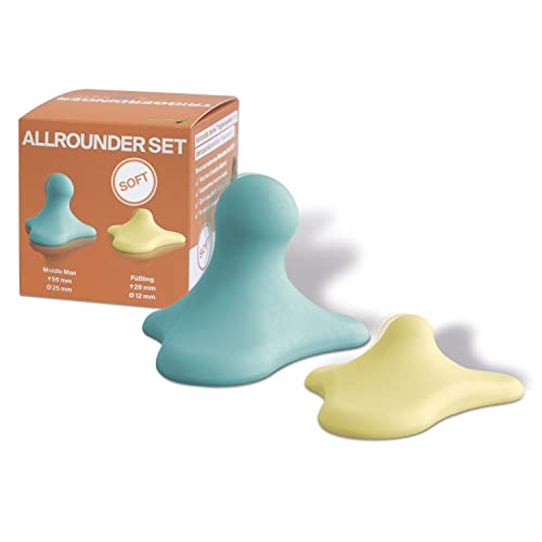 Triggerdinger by K-Active® Allrounder Set SOFT | Triggerpunkt-Drücker Set | Weiches Massagegerät Set zur Selbstbehandlung | Verspannungen einfach lösen Cover