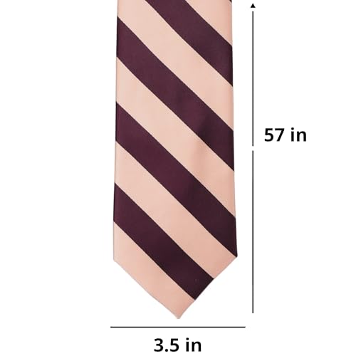 Image of tiemart Men's Striped Tie Standard Length