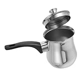 Optimale kapazität: entworfen mit einer geeigneten kapazität für den familiengebrauch, ermöglicht es ihnen, genug kaffee oder milch für alle zuzubereiten, einen kleinen kochtopf, einen butterschmelztopf