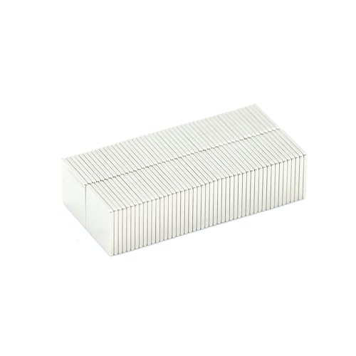 【市販最高グレード】N54 【防錆】強力ネオジム磁石 6mm×6mm×0.5mm, (寸法公差±0.05) 特殊4層メッキ DIY 小型 丸型 工業用 キッチン 浴室 室外 事務所 多用途 KYOKEI (100)