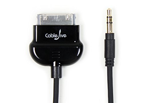 CableJive LineOut Pro, câble de Dock pour iPod Classique, Noir