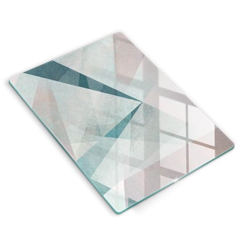 Planche à découper induction de qualité supérieure Wallfluent 40x52 cm en verre - 2