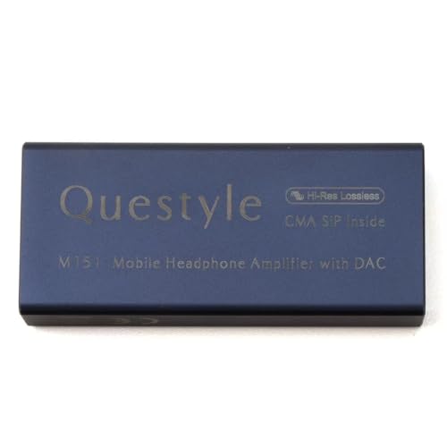 Questyle M15i �|�[�^�u���A���v �w�b�h�z���A���v [MFi�F��] �|�[�^�u��USB DAC�A���v 4.4mm��3.5mm PCM 768kHz/DSD512 ���X���X�Ή� �y���ʃ`���[�j���O�ŁF�W���Y�E�u���[�X�`���[�j���O�z(�u���[)