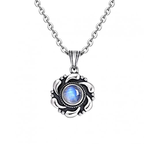 Bijoux en pierre de lune naturelle et argent 925 : le cadeau idéal avec ce pendentif cerf-volant