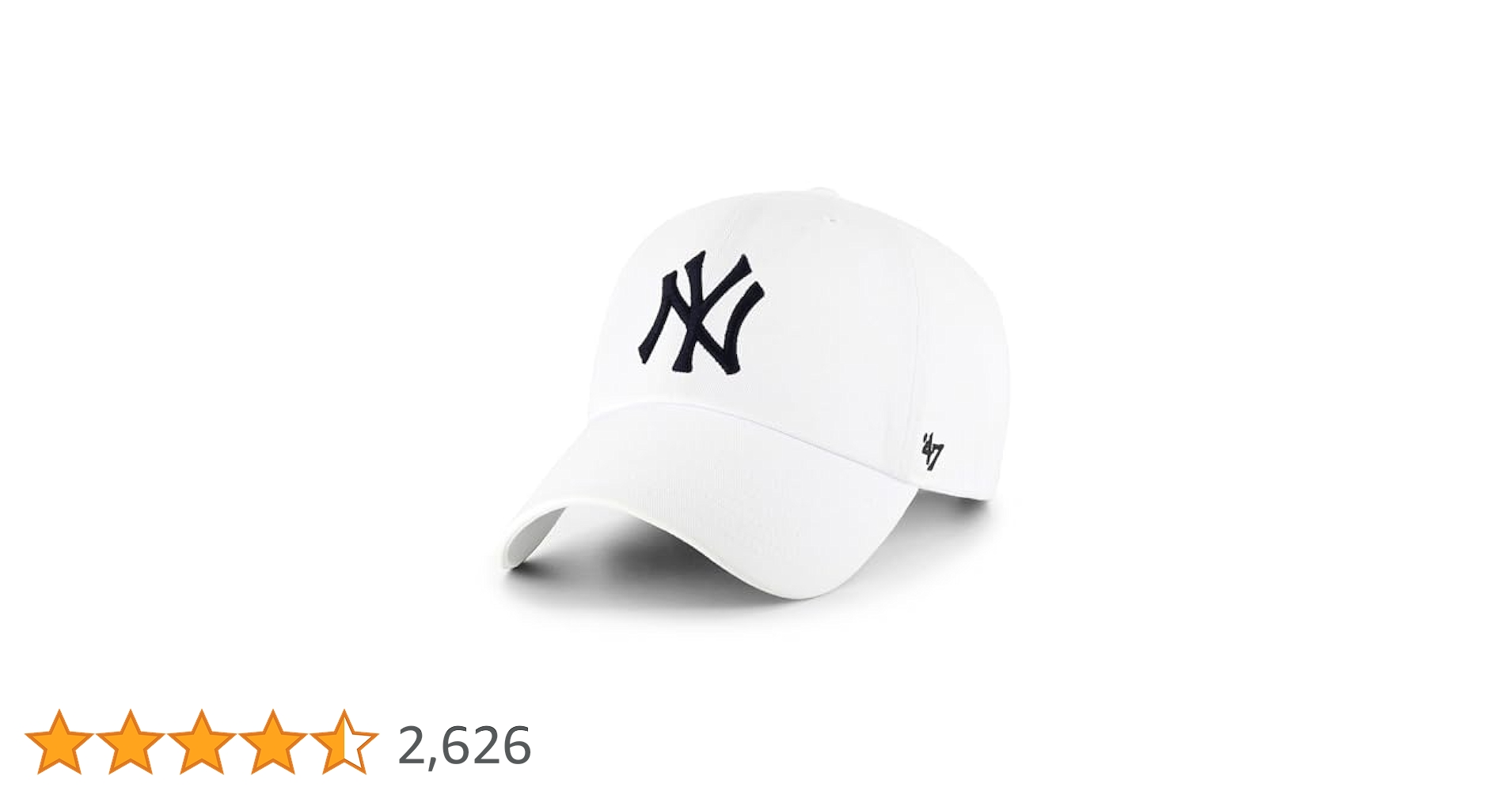 47 NYヤンキース 限定 キャップ ホワイト 47 キャップ NY '47 (フォーティーセブン) YANKEES 47 MVP CAP