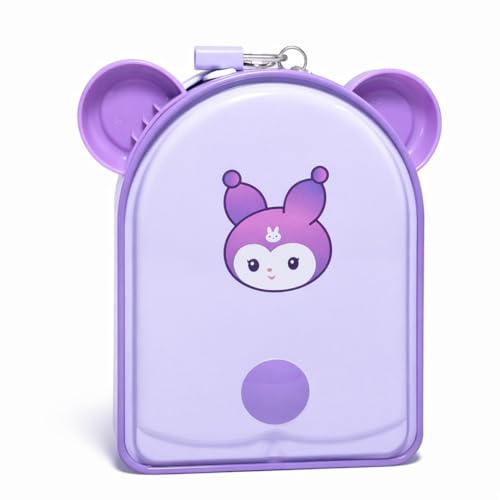 Image of Sajani Cute Cartoon Creative Portable Piggy Bank, Money Saving Box with Combination Lock, Mini Coin Bank Gifts for Boys and Girls, Best Return Gifts for Kids (Pack of 1) (Bear - Purple)