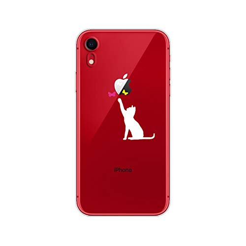 FancyCase Compatible with iPhone XR-New Fun Cat Pattern Soft TPU Protective Clear iPhone XR Case by Fancy Case (Cat Chasing Butterlies) FancyCase Compatible with iPhone XR-New Fun Cat Pattern Soft TPU Protective Clear iPhone XR Case by Fancy Case (Cat Chasing Butterlies)