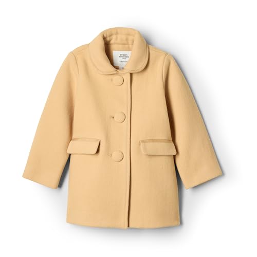 Amazon Essentials x Sofia Grainge Abrigo de Lana Bebé Niña, Camel Claro, 24 meses