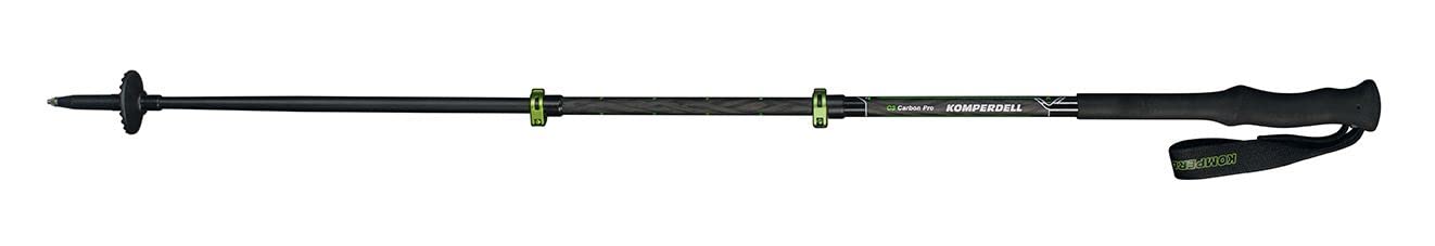 Komperdell Carbon C3, Bastone da Trekking. Unisex-Adulti, Grigio, 140 cm