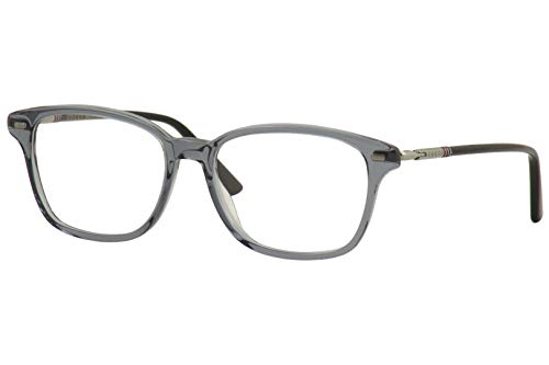 Gucci Men's Eyeglasses Web GG0520O GG/0520/O 003 Crystal/Ruthenium Optical Frame