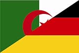 U24 Drapeau de l'Algérie - Allemagne - 20 x 30 cm