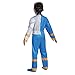 Disguise Blue Power Ranger Costume for Kids, Official Power Rangers Dino Fury Outfit with Mask, Child Size Small (4-6)