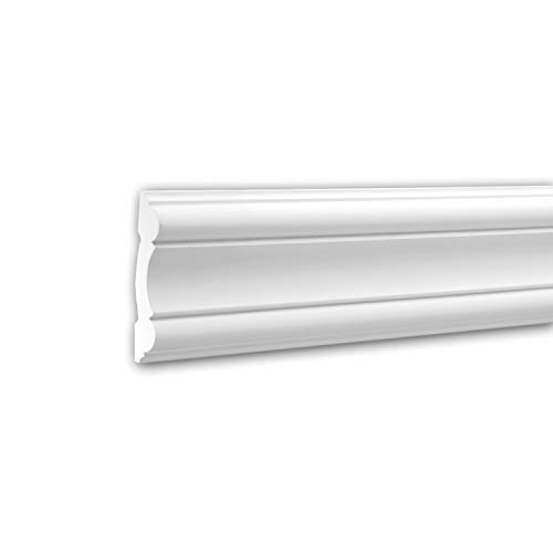Moldura para pared de poliuretano Profhome acabado premium para diseño de interiores