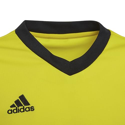 Adidas Unisex Child Entrada 22 Jersey Shirt, Team Yellow/Black, X-Small US - image 2