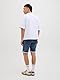 JACK&JONES Herren Jjirick Jjicon I.k Mf 132 Sn Shorts, Blue Denim, L