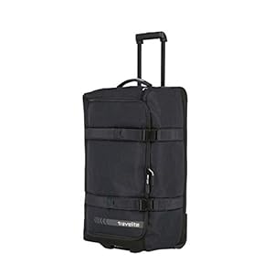travelite Sac de Voyage Taille L, Série de Bagages Kick off : Pratique à Roulettes pour les Vacances et le Sport, 68 Cm, 65 Litres, Gris