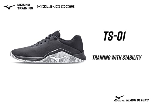 Mizuno Women's TS-01 Training Shoe, Grey-White, 8 by Mizuno - Image 4