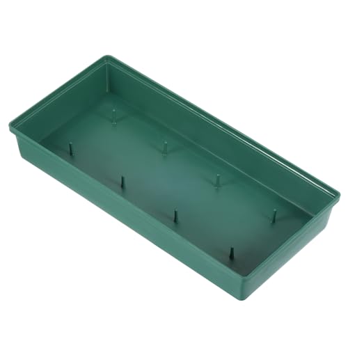 PATIKIL Plastic Design Bowl, 11" Flower Arrangement Base for Centerpiece Decorating Green