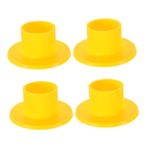 Gogogmee 4pcs Playground Foot Covers Plastic Base Holder Steel Foot Plate for Playgrounds