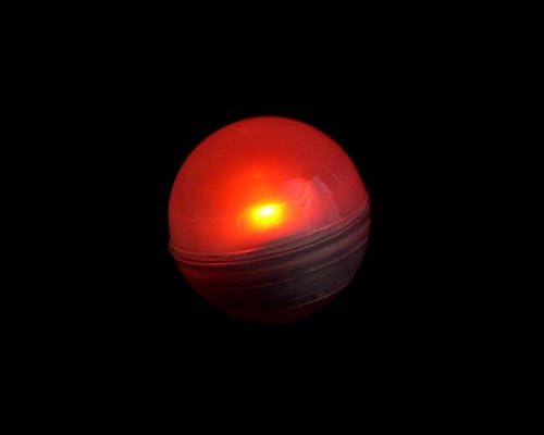 JTK Party Decoration Fairy Light Up Glowing Pearls LED Magic Balls - Set of 12 Pcs (Red)