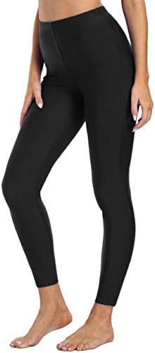 coastal rose Women's Swim Tights UPF50+ Sport Rashguard Swim Pants US16 Black