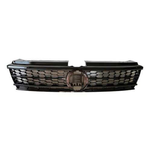 Grille avant pour VW Tiguan L 2017-2019 calandre en nid d'abeille noire ABS