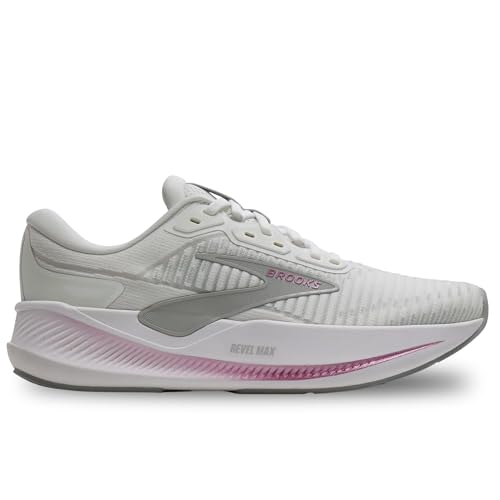 Brooks Zapatillas de running Revel Max Código 1204701B133 Gris, Gris Blanco Rosa, 38 EU