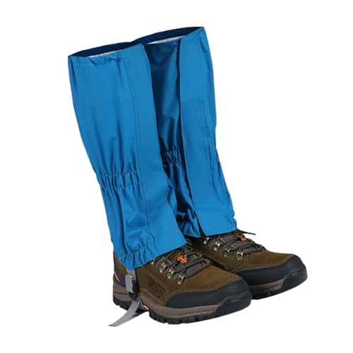 ハイキングゲイター、クロスカントリーゲイター、ハイキングレッグカバー、アウトドアウェア、スノートレッキングクライミングスノーボードに最適(Blue)