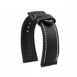 omega movement 2500 Longitud de la banda: 20 cm GNUFOPI Compatible con Correa de Reloj de Goma Compatible con Swatch×Omega Planet Fashion Dive Movement Man Silicone 20mm Correa de Reloj Negra, Verde, Azul y Amarilla(Black White Black)