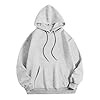Generisch Hoodie Men's Sweatshirt Print Hoodie Long Sleeve Hoodie Top Sweatshirt Men's O, gray, M #3