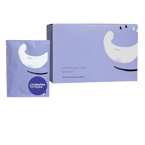 Masque chauffant pour les yeux décontractant pour la méditation et le spa à la maison