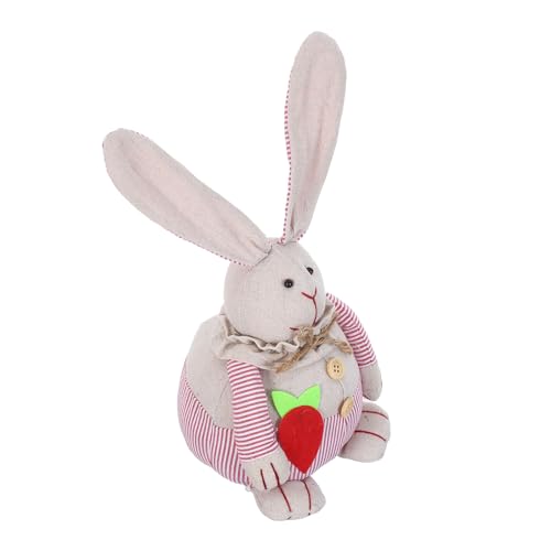 Butoi de porte lapin rose vif antidérapant cale-porte déco de 32 cm