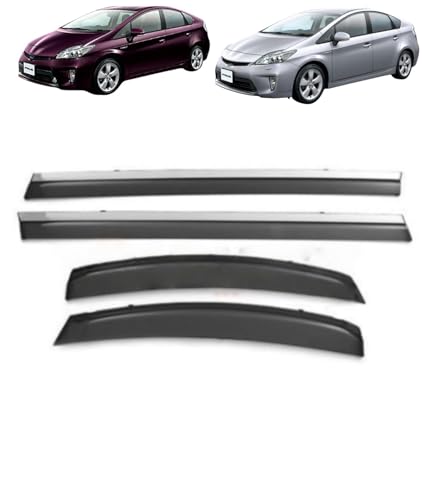 �yQYMDRION �z�g���^ �v���E�X 30�n �O���p �iH21.05-H23.12�j �J�悯 �T�C�h�h�A�o�C�U�[ �T�C�h�o�C�U�[ �E�C���h�E �o�C�U�[ �J�V���̑��J�������K �������C �A�N�Z�T���[ FOR PRIUS �Ԏ��p�݌v �X�e�����X�� 4pcs