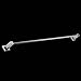 Lacava Wall-mount 32 1/2" towel bar made of chrome plated brass. Polished Chrome Kubista
