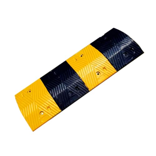 Ralentisseurs en caoutchouc 100x35x5cm robustes pour la gestion du trafic