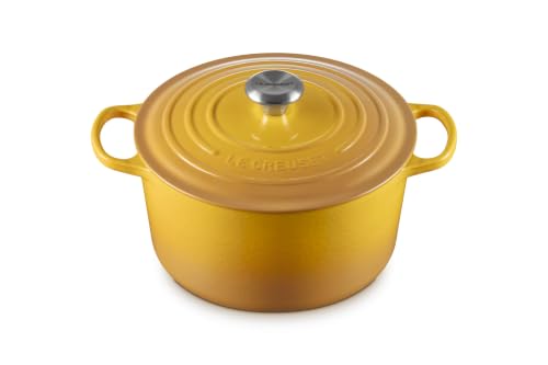 Image of Le Creuset Enameled Cast Iron Signature Deep Round Oven, 6.5 qt., Nectar
