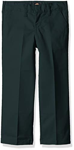 Image of Dickies Boy's Flexwaist Flat Front Straight Leg School Uniform Pants - Adjustable Uniform Trousers for Schoolwear