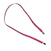 CTM Kids' Elastic 1/2 Inch One Piece Adjustable Mitten Clips, Bright Pink