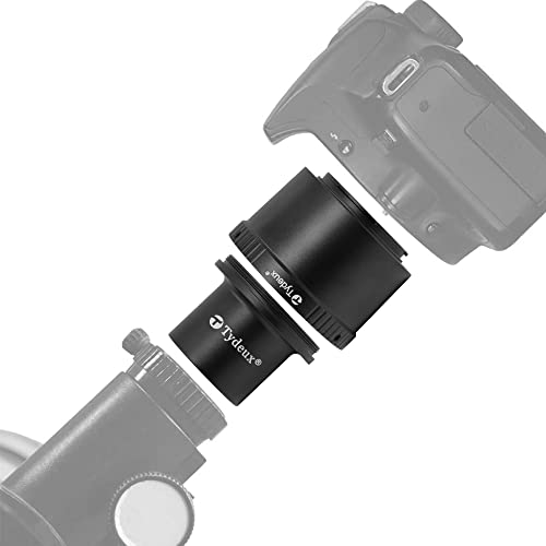 Adaptador de lente T2 a montura Fuji FX y de M42 a telescopio de 1,25 pulgadas | T-mount, rosca universal para X-T1, X-A1, X-E2, X-M1, X-E1, X-PRO1 miniatura 2