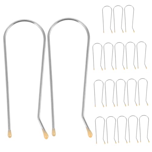 SAFIGLE 20pezzi Bigodini Caldi per Capelli Forma U Accessori in Metallo per Bigodini Clip di Ricambio per Caldi Strumenti per Capelli