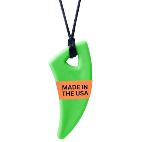 ARK Saber Tooth Chew Necklace, XT, Firm, Lime Green