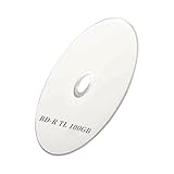 MAWFOZIN BD-R TL BDTL 100GB Enterprise Archival Grade Triple Layers 4X with 5Pack White Inkjet Hub Printable Blank Disc Surface Blank Blu-Ray Recordable Media – Jewel Case Box (5)