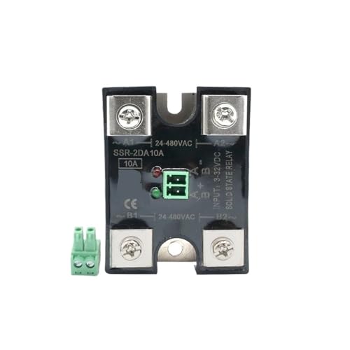 Relais statique SSR-2DA10A 40A pour automatisation de chauffage et contrôle CC CA - 2