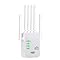 Amplificador Señal WiFi 1200M Repetidor WiFi Largo Alcance 5G y 2.4G Doble Banda WiFi Extender con 6 Antenas de Alta Ganancia,2 Puerto LAN,Extensor de WiFi para casa y Oficina,Fácil de Instalar (600)