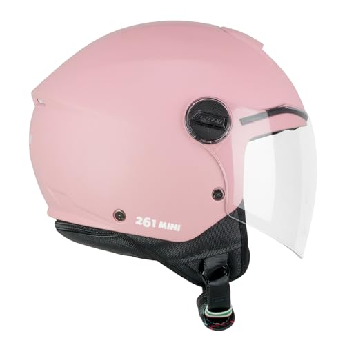 CGM Casco Abierto Young, 261A Mini Mono Rosa Mate, YL (51-52 cm)