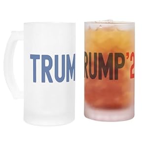CafePress Donald Trump 2024 16 oz Frosted Glass Beer Mug