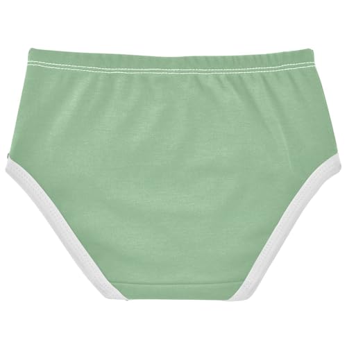Joisal Cotton Toddler Underwear Floral Sage Green Girl Panties Cute Aesthetic Underpants Briefs 2t2