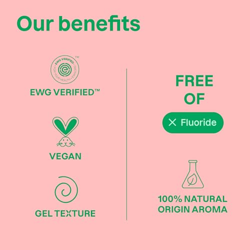 attitude baby and child fluoride-free training toothpaste ewg verified naturally derived ingredients vegan strawberry 26 oz
