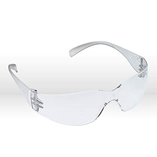 3M VIRTUA PROTECTIVE EYEWEAR 11228-00000-100 CLEAR UNCOATED LENS, CLEAR TEMPLE